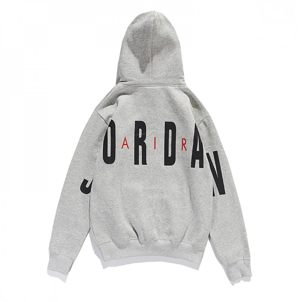 Худи  Jordan "Grey Black Logo"