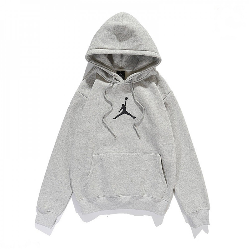 Худи  Jordan "Grey Black Logo"