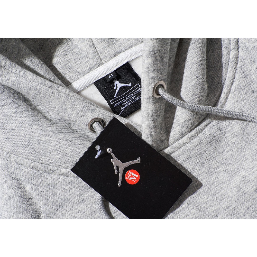 Худи  Jordan "Grey Black Logo"