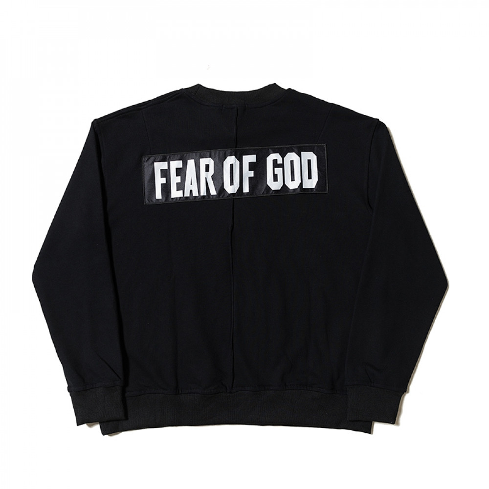 Свитшот Fear Of God FOG "Black"