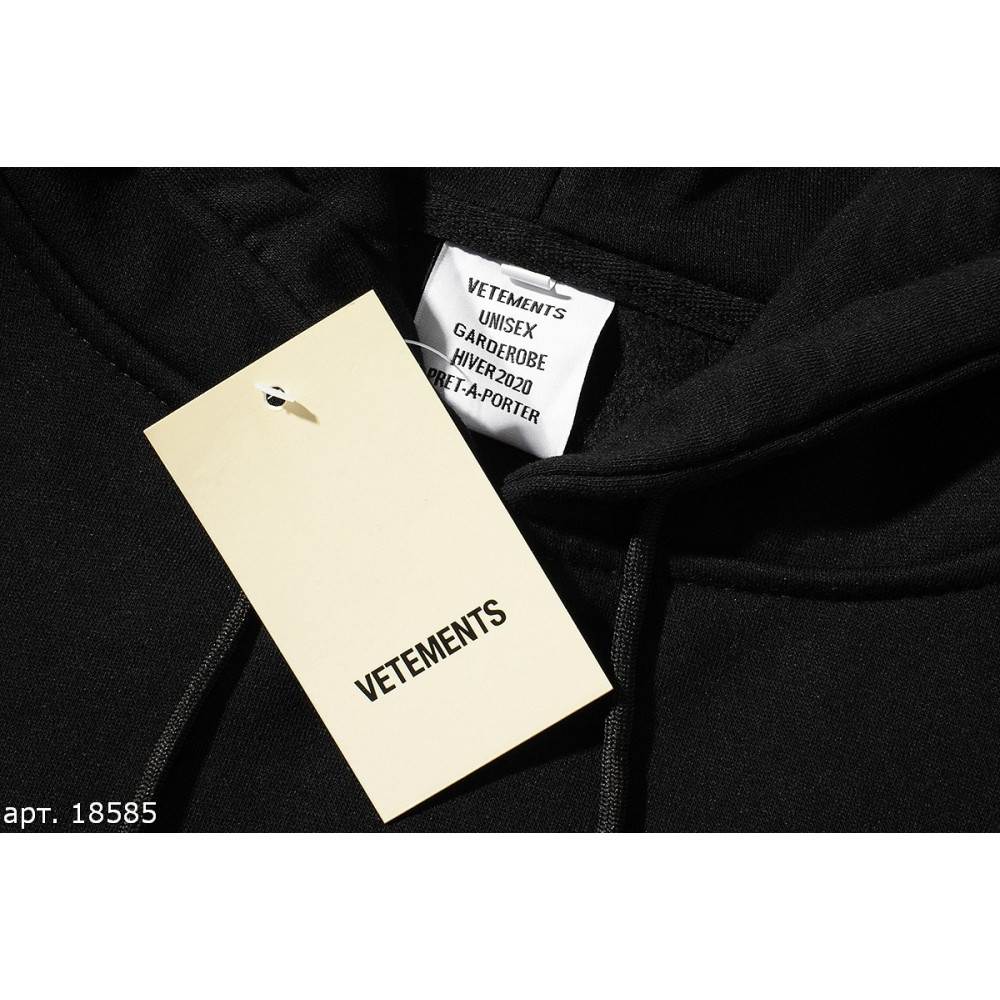 Худи Vetements "Black"